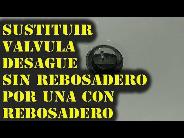 TRES 13463910 Válvula Desagüe Lavabo Sin Rebosadero