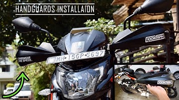 Apache RTR200 Handguards Installation! KTM Handguard for All Apache, Pulsar NS200, RS200, Dominar400