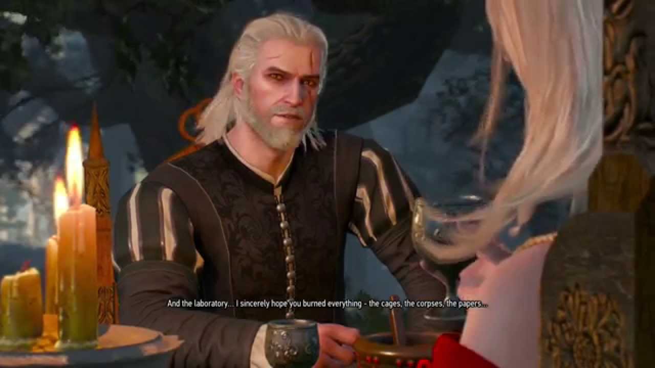 The Witcher 3 Geralt And Keira Romance Scene Youtube
