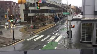 ROAD TIMELAPSE AT AN INTERSECTION