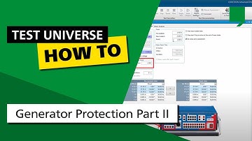 Power Module - Generator Protection Part II