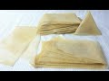 طريقة عمل رقائق السمبوسه اليمنيه بثلاث طرق /How to Make Samosa Sheets