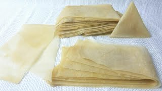 طريقة عمل رقائق السمبوسه اليمنيه بثلاث طرق /How to Make Samosa Sheets