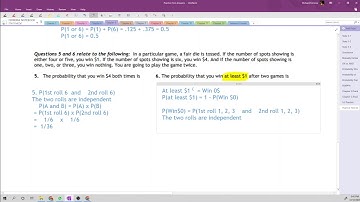Statistics Chapter 5 Practice Test #5-6
