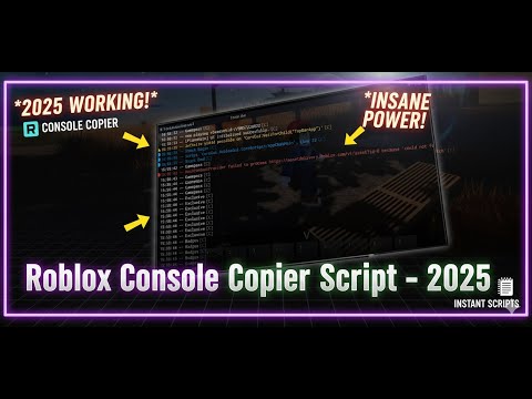 Roblox Console Copier Script (2025) — Keyless, Fast & Reliable!
