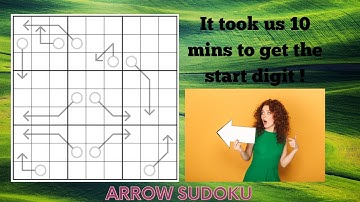 A spectacular arrow sudoku to lighten up your day !