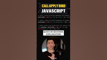 JavaScript Call, Apply, Bind Explained