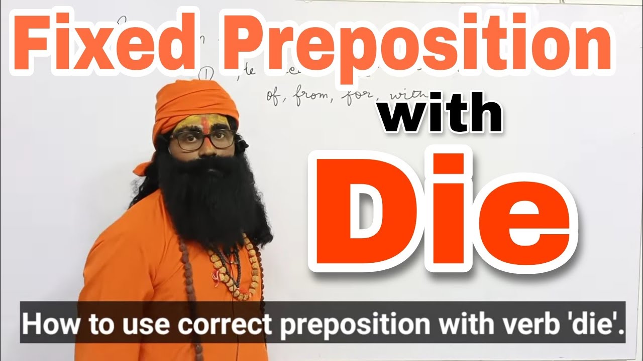 Preposition with die #bahurupiyaenglish #prepositions - YouTube