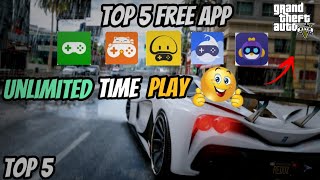 top 5 best gloud gaming app play gta 5 💯 working trick real psp games #gta5 #ps4 #games screenshot 3
