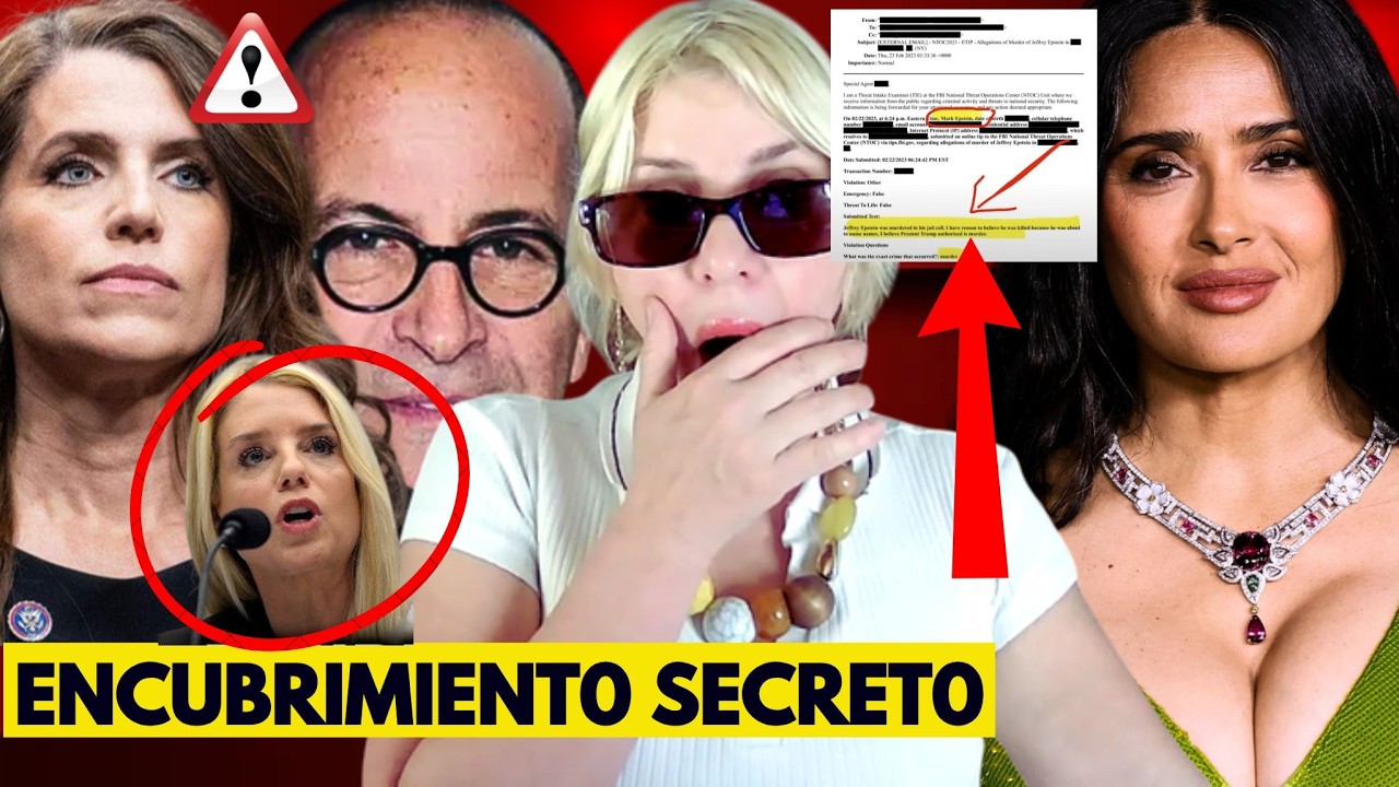 🔴La TRAMA EPSTEIN SALPICA a TRUMP😱SALMA HAYEK MUESTRA su HIPOCRESÍA