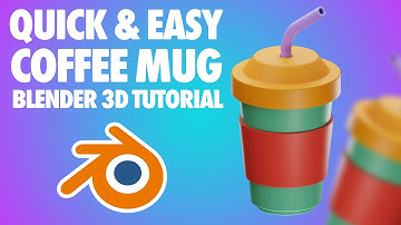 Blender 3D Coffee Mug Modeling Tutorial - Quick and Easy - Blender 3D Tutorial