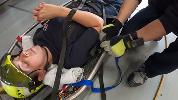 Patient Litter Lashing System: Fully Improvised w/ Webbing