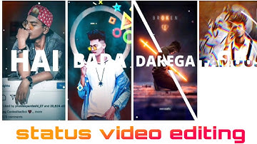 Attitude whatsapp status editing kinemaster | shake effect status editing | video effect