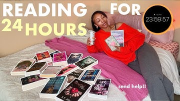 READING FOR 24 HOURS ⏰📚 24 hour readathon *spoiler free* reading vlog!!