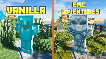 Vanilla vs Epic Adventures | Texture Comparison [ 4K 60FPS ]