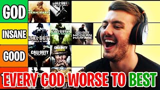 I Ranked EVERY Call Of Duty EVER (Tier List)