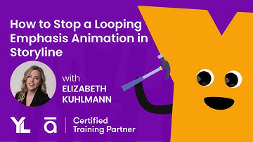 Hoe je een herhalende nadrukanimatie in een verhaallijn kunt stoppen