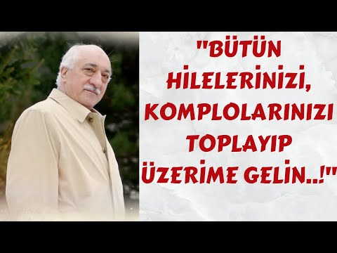 BİZ ALLAH’A TEVEKKÜL ETTİK; ELİNİZDEN GELENİ ARDINIZA KOYMAYIN!.(Fethullah Gülen Hocaefendi,Bamteli)