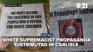'White supremacist propaganda' flyers distributed in Carlisle