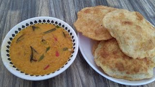 How to make poori .. ඉන්දියාවේ ප්‍රියතම අහාරය පූරි හදමු