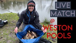 LIVE MATCH Weston Pools Fishery | Canal Pool