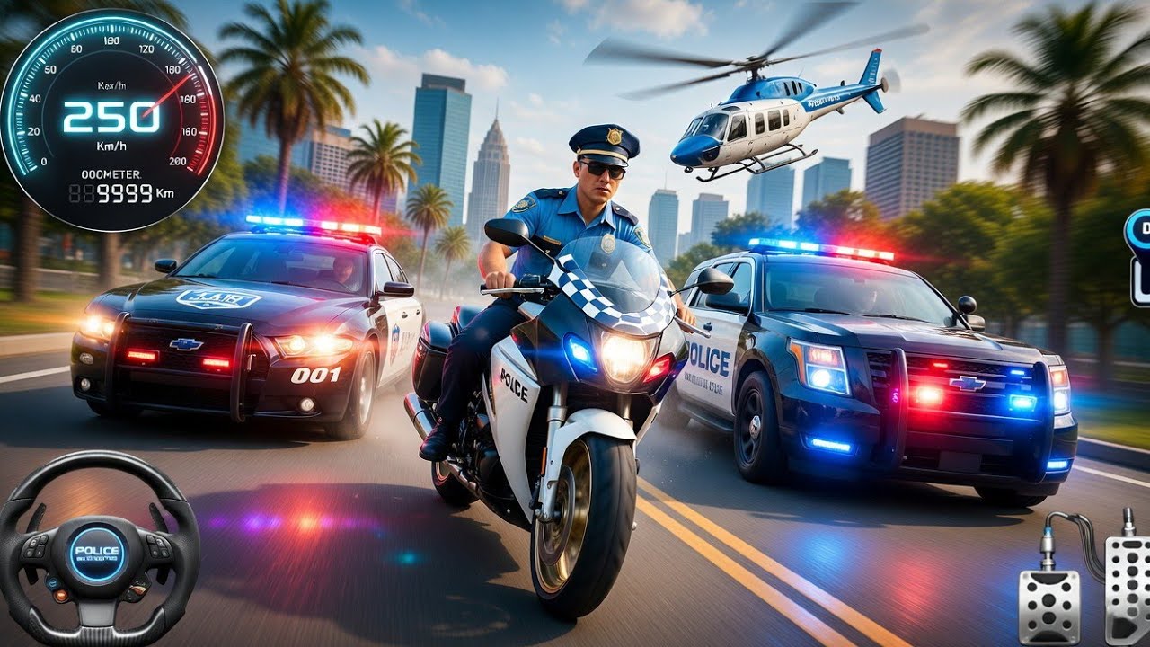 🚓 Police Car Chase Simulator 3D - Insane High Speed Cop Chase & Pursuit ...