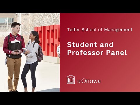 uOttawa Telfer - Student and Professor Panel