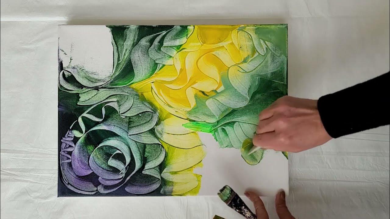 Catalyst Wedge Techniques for Beginners Abstract Acrylic Painting 