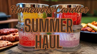 HOMEWORX CANDLE Backyard BBQ & Carnival  Collection Haul (Summer 2024)