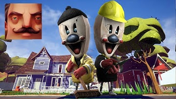Hello Neighbor - New Neighbor Ice Scream 4 Mini Rod Janitor Act 2 Random Gameplay Walkthrough