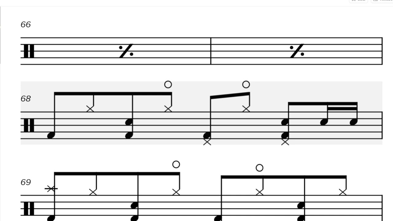 Love Again  - Dua Lipa -  Drumscore