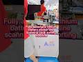 Lithium battery sticker connection scanning code sorting machine #18650 #sortingmachine #batteries