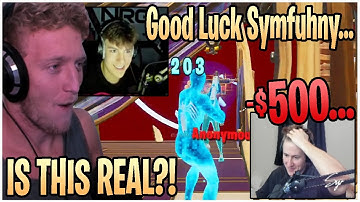 Symfuhny Challenged Clix To A 1v1 Box Fight For $500 & Tfue Couldn