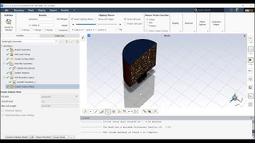 ANSYS Fluent Tutorial: simulation of flow in a swirl diffusion (Part 2 FLUENT Meshing)