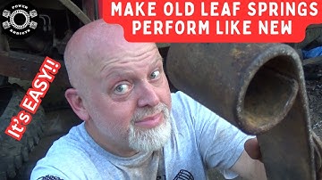 Make Old Leaf Springs Perform Like New Again #poweraddictscrew