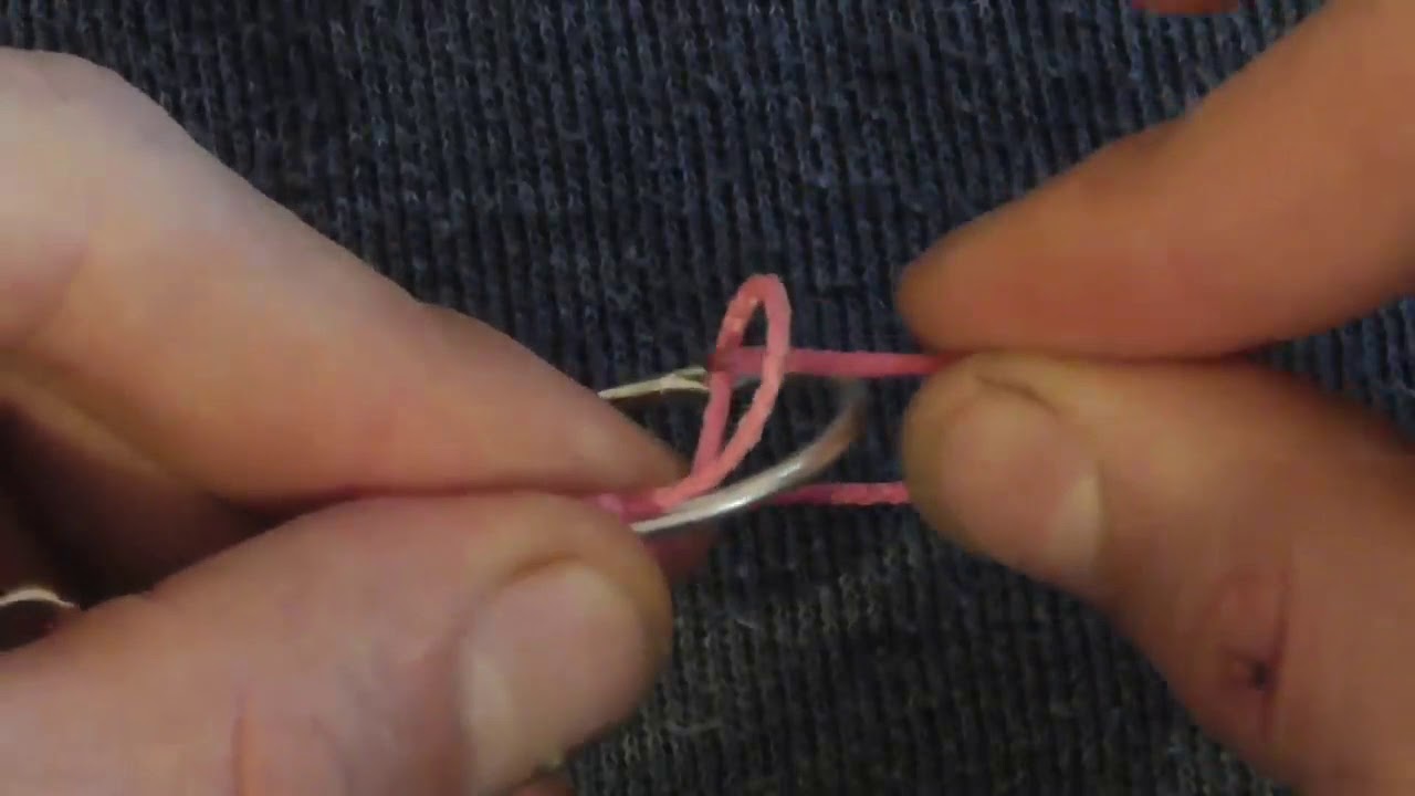 An easy way to attach your hook to the line. YouTube