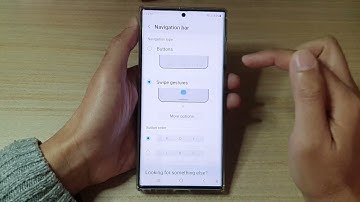 Galaxy S22/S22+/Ultra: How to Set The Navigation Bar to Buttons / Swipe Gestures
