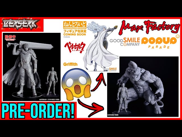 NEW Berserk POP UP PARADE Zodd & Guts Black Swordsman L Size