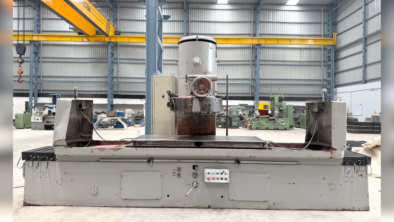 MAS (Czech) BPV700/2 Heavy-Duty Vertical Surface Grinder - Capacity 700 mm x 2000 mm