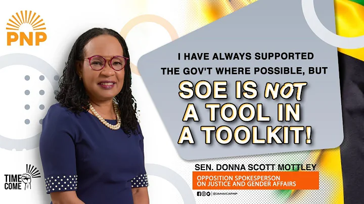 SOE is NOT a Tool in the Toolkit! | Senator Donna ...