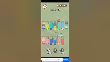 How to complete Drink sort master advance mod Level 119