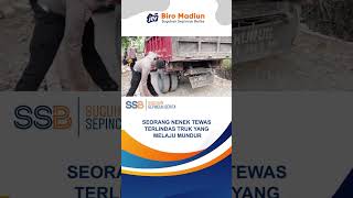 NGAWI - S3orang N3n3k di Ngawi T3w4s Terlindas Truk yang M3laju Mundur