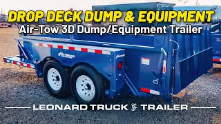 DROP DECK DUMP/EQUIPMENT  3D AirTow Dump/Equipment Trailer