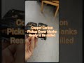experimental Carbon copper Pickup covers #customguitar #custompi
