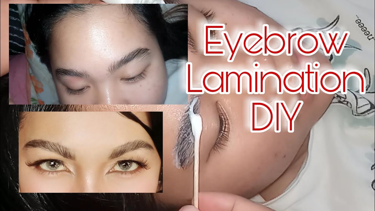 DIY TUTORIAL EYEBROWS LAMINATION EASY diy tutorial EyebrowLamination