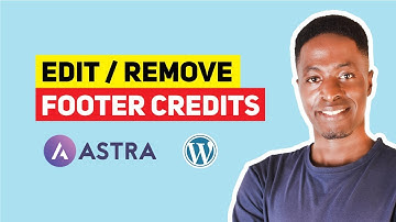 How to Edit Footer Copyright & Credits in Astra WordPress Theme 😋