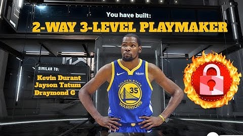 *NEW* RARE 2-WAY 3-LEVEL PLAYMAKER BUILD IN NBA 2K23! SUPER RARE OVERPOWERED DEMIGOD BUILD IN 2K23!