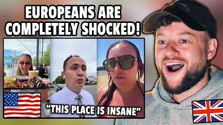 Brit Reacts to SHOCKED Europeans 'TREMBLING' After Experiencing America Culture! *ABSOLUTELY INSANE*