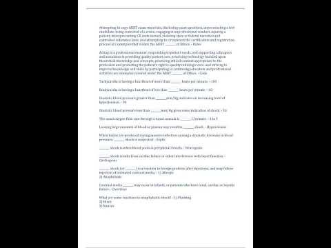 ARRT Radiography Exam