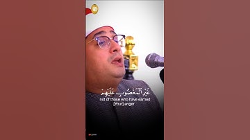 صراط الذين أنعمت عليهم غير المغضوب عليهم ولا الضالين - سورة الفاتحة آية 7 بصوت الحصري - قصر المنفصل
